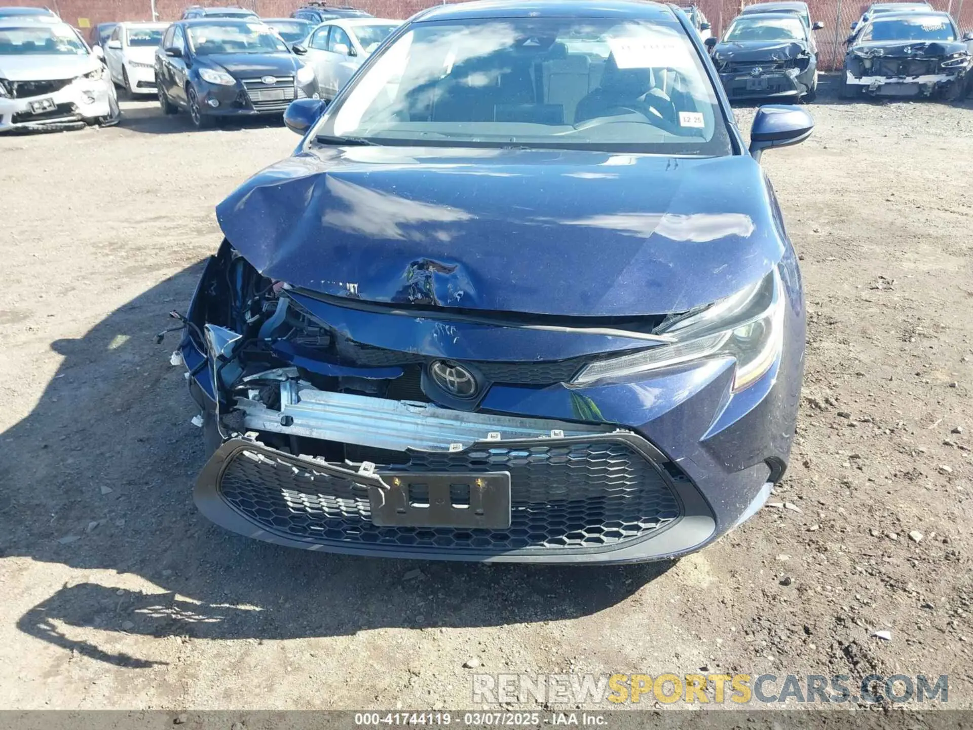 6 Photograph of a damaged car JTDEPMAE7MJ150092 TOYOTA COROLLA 2021