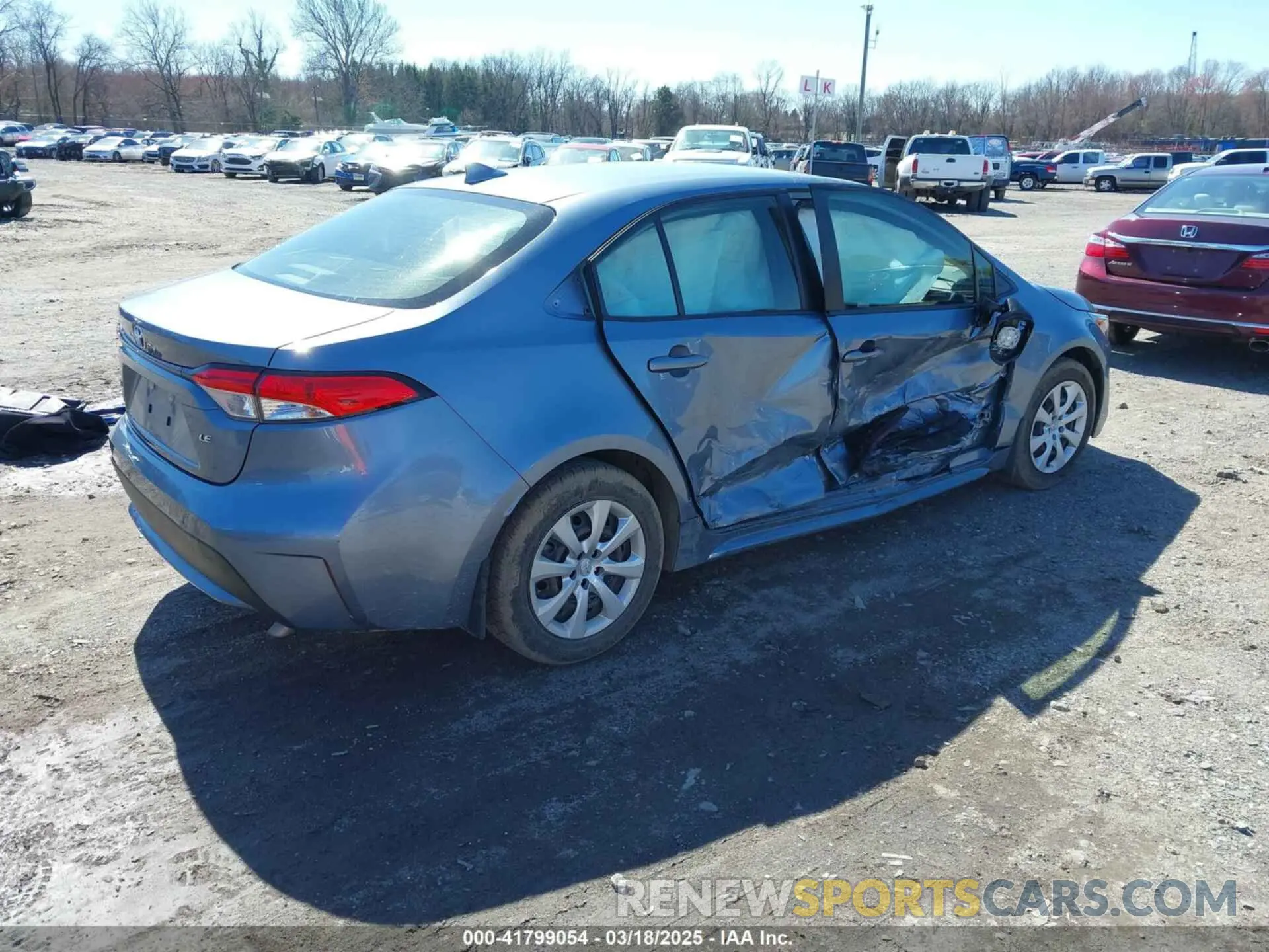 4 Photograph of a damaged car JTDEPMAE7MJ151646 TOYOTA COROLLA 2021