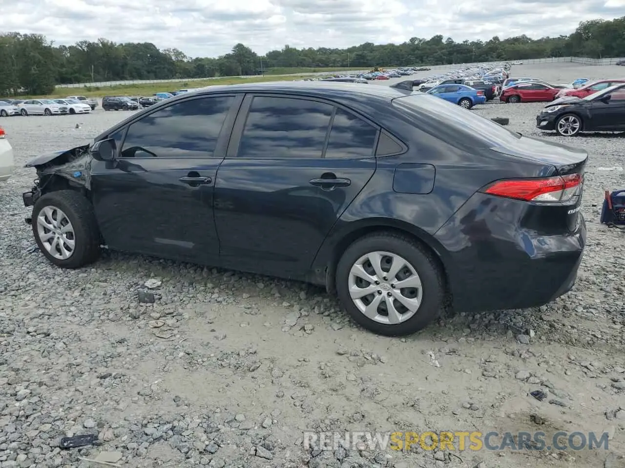 2 Photograph of a damaged car JTDEPMAE7MJ154983 TOYOTA COROLLA 2021