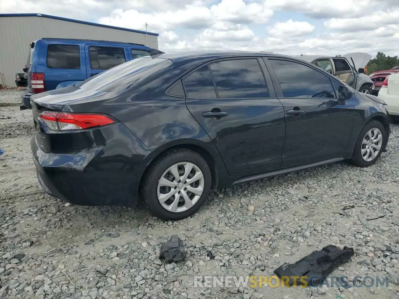 3 Photograph of a damaged car JTDEPMAE7MJ154983 TOYOTA COROLLA 2021