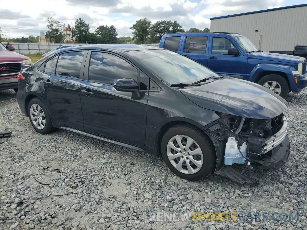 4 Photograph of a damaged car JTDEPMAE7MJ154983 TOYOTA COROLLA 2021