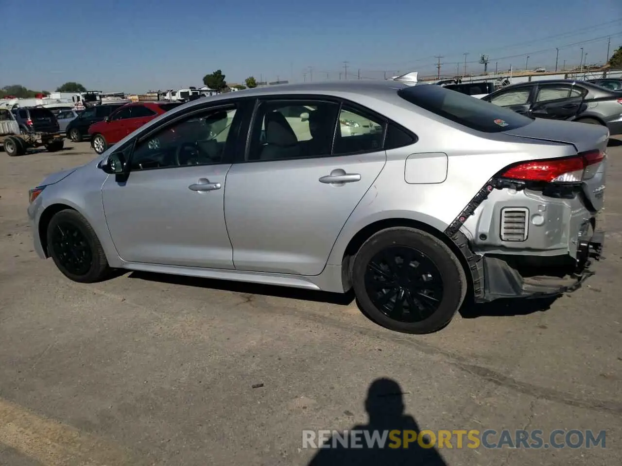 2 Photograph of a damaged car JTDEPMAE7MJ155339 TOYOTA COROLLA 2021