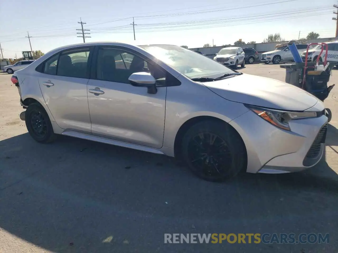 4 Photograph of a damaged car JTDEPMAE7MJ155339 TOYOTA COROLLA 2021