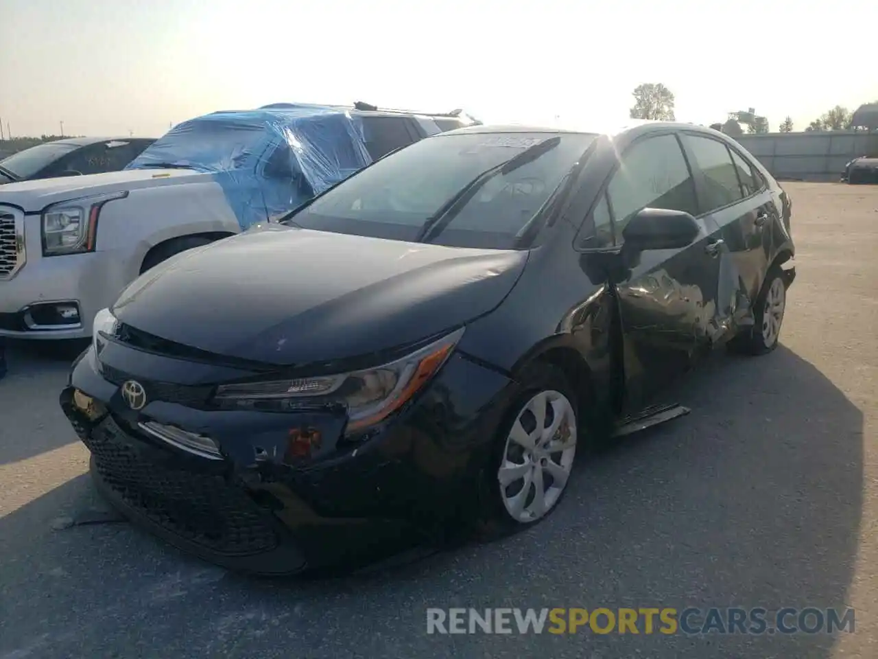 2 Photograph of a damaged car JTDEPMAE7MJ157205 TOYOTA COROLLA 2021