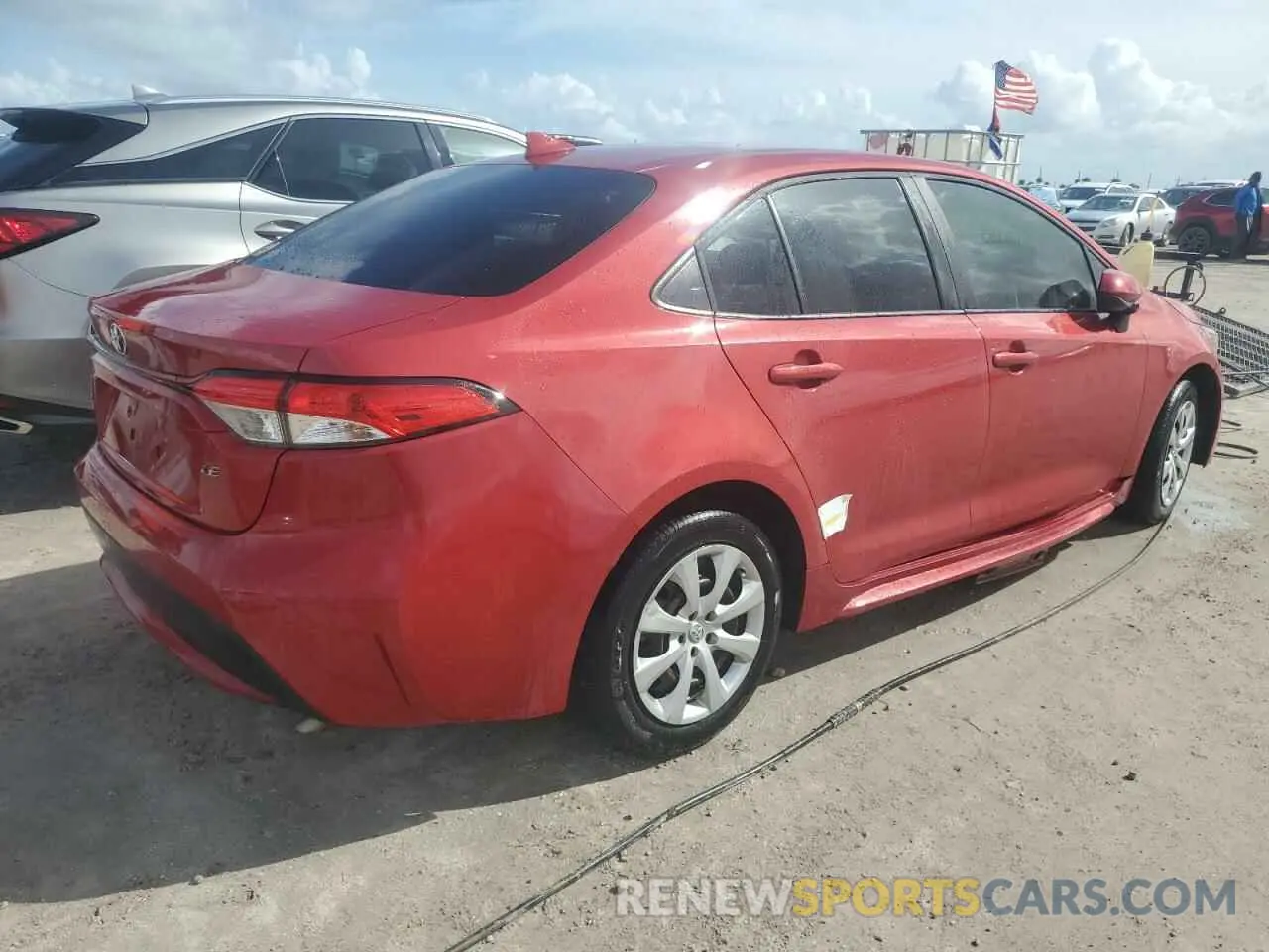 3 Photograph of a damaged car JTDEPMAE7MJ157480 TOYOTA COROLLA 2021