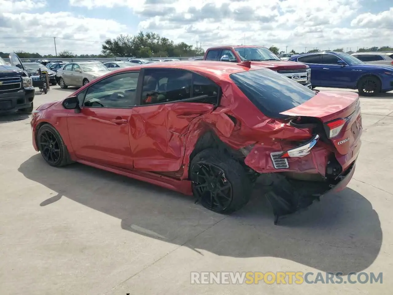 2 Photograph of a damaged car JTDEPMAE7MJ158208 TOYOTA COROLLA 2021