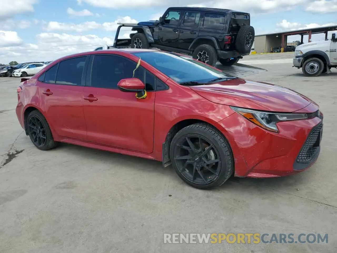 4 Photograph of a damaged car JTDEPMAE7MJ158208 TOYOTA COROLLA 2021