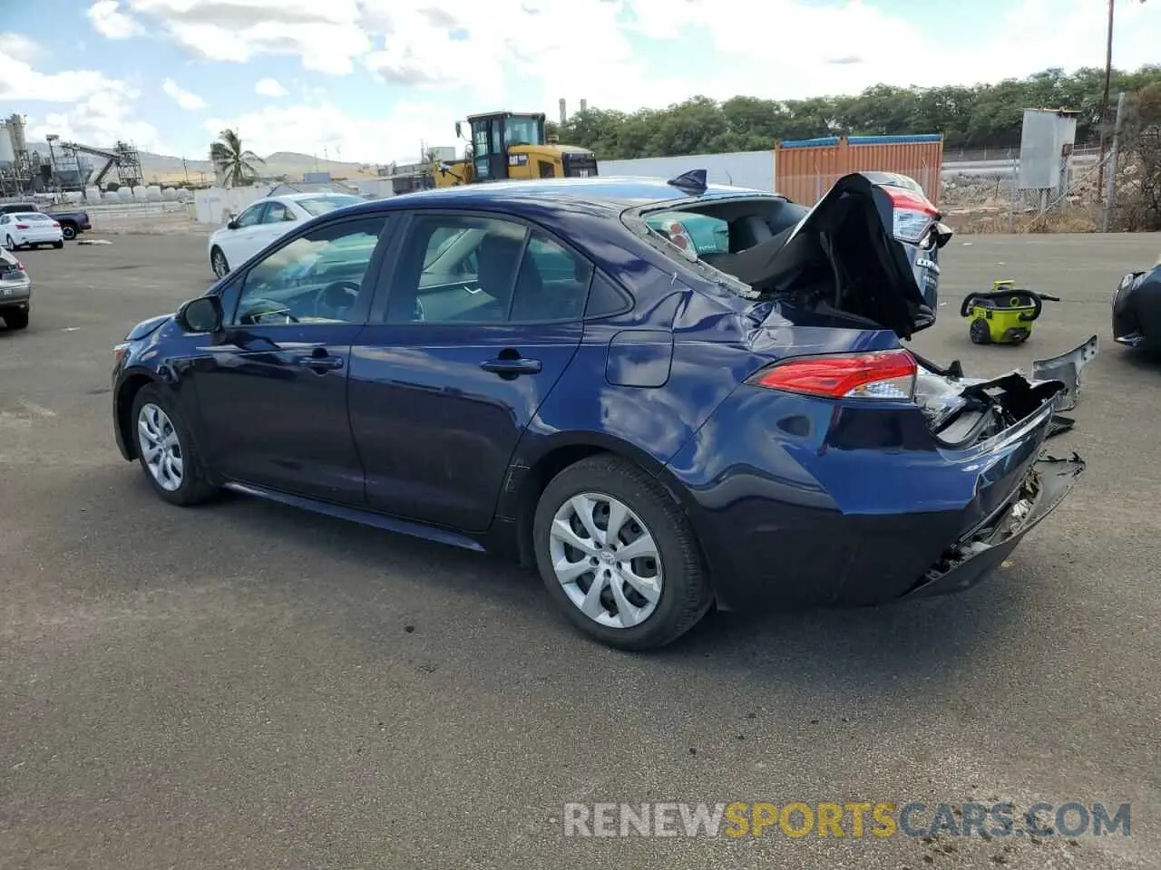 2 Photograph of a damaged car JTDEPMAE7MJ161030 TOYOTA COROLLA 2021