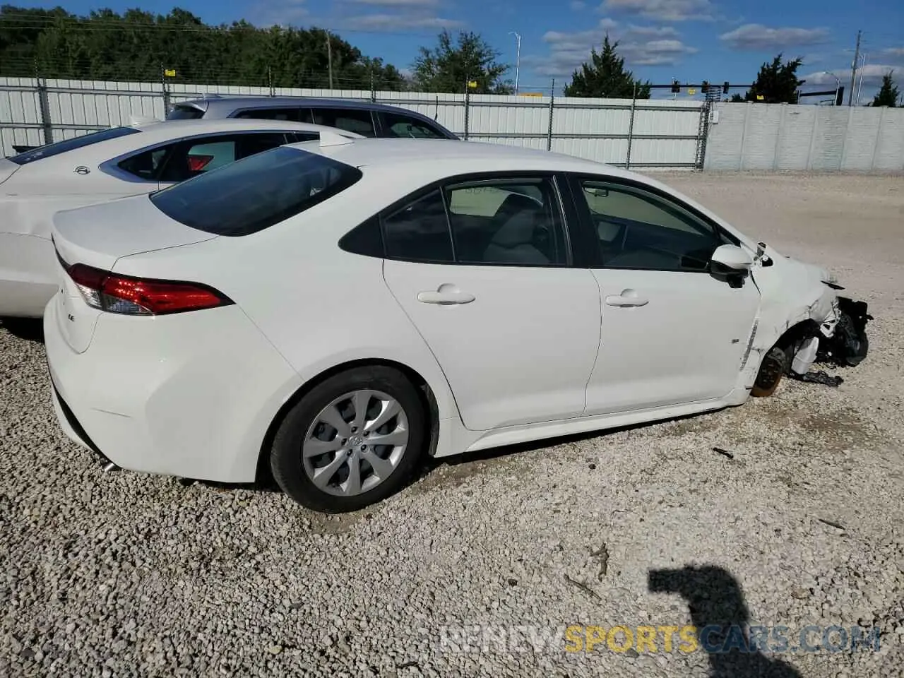 3 Photograph of a damaged car JTDEPMAE7MJ166437 TOYOTA COROLLA 2021