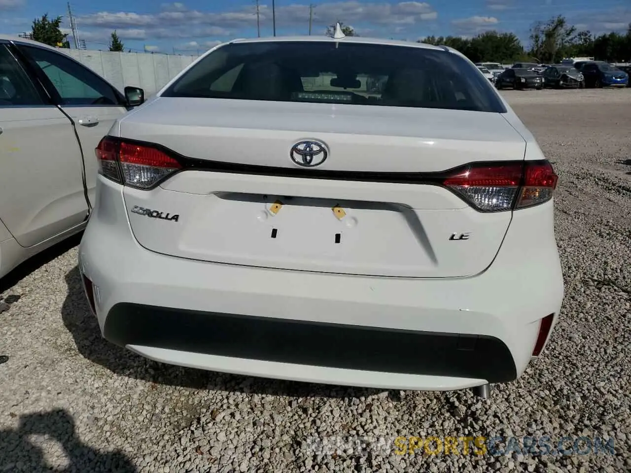 6 Photograph of a damaged car JTDEPMAE7MJ166437 TOYOTA COROLLA 2021