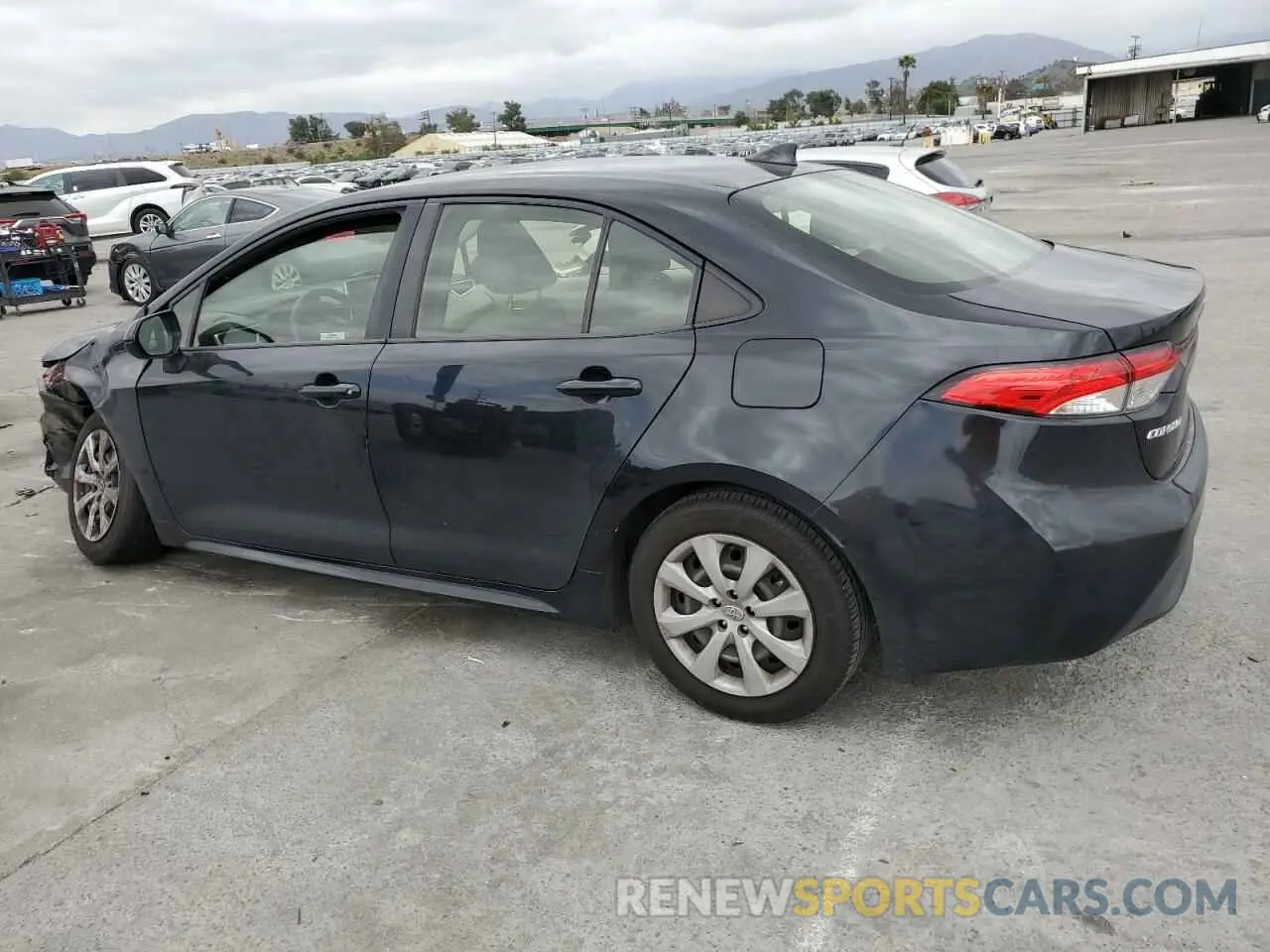 2 Photograph of a damaged car JTDEPMAE7MJ166518 TOYOTA COROLLA 2021