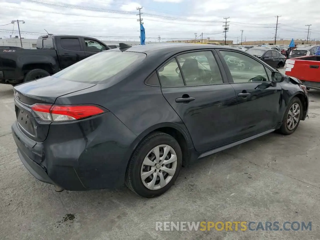 3 Photograph of a damaged car JTDEPMAE7MJ166518 TOYOTA COROLLA 2021