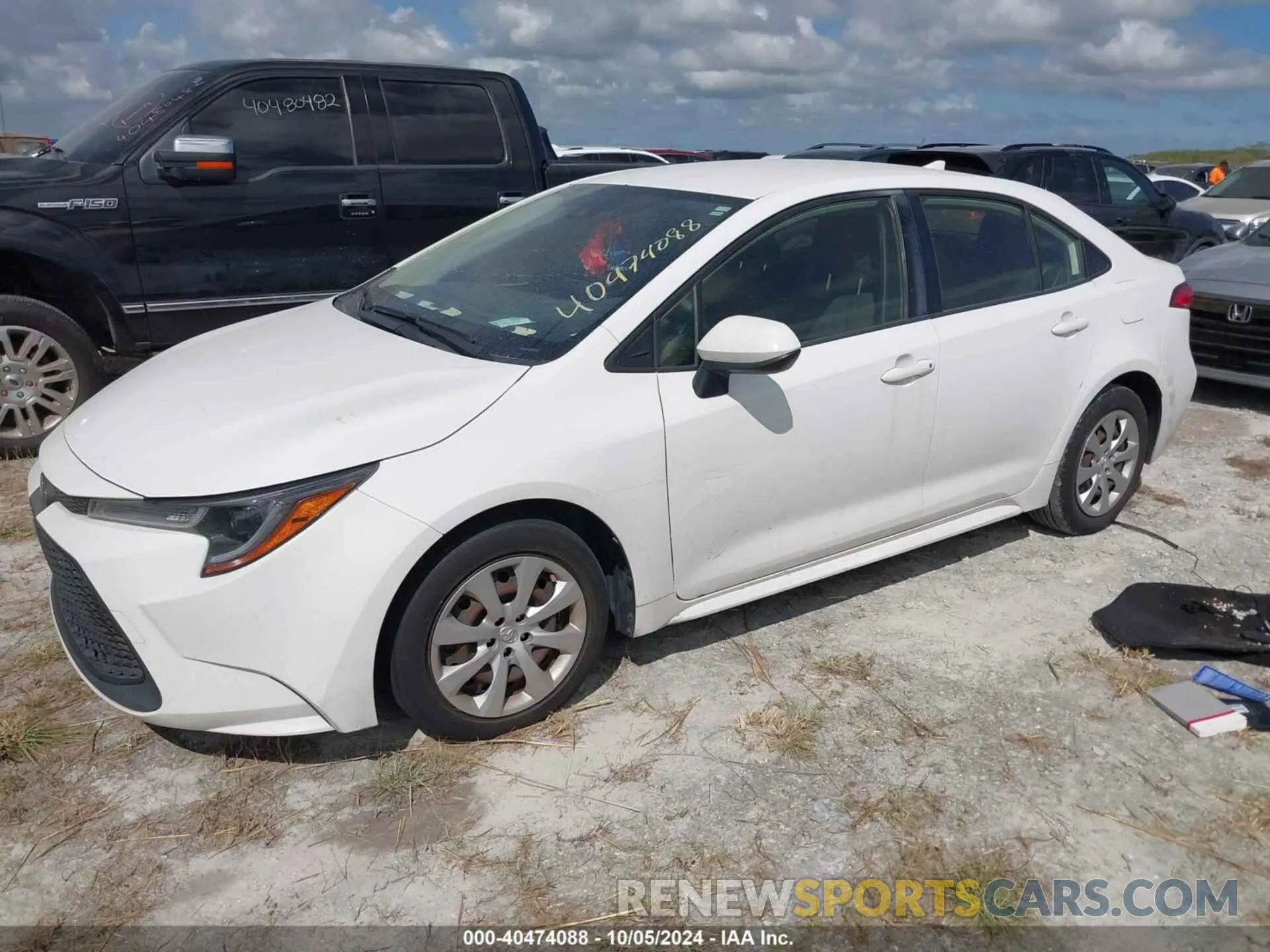 2 Photograph of a damaged car JTDEPMAE7MJ168480 TOYOTA COROLLA 2021