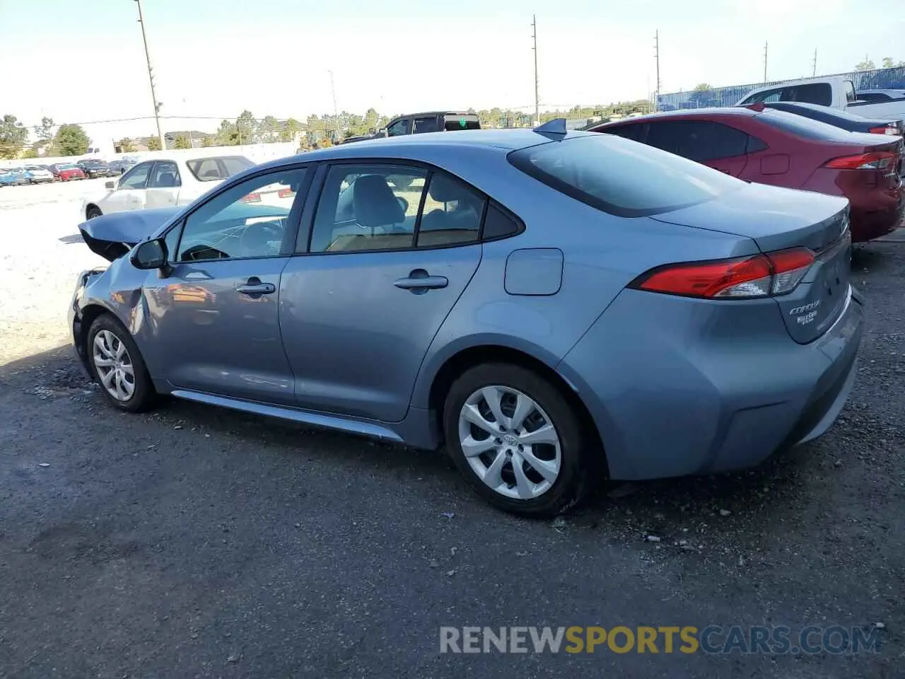 2 Photograph of a damaged car JTDEPMAE7MJ171475 TOYOTA COROLLA 2021