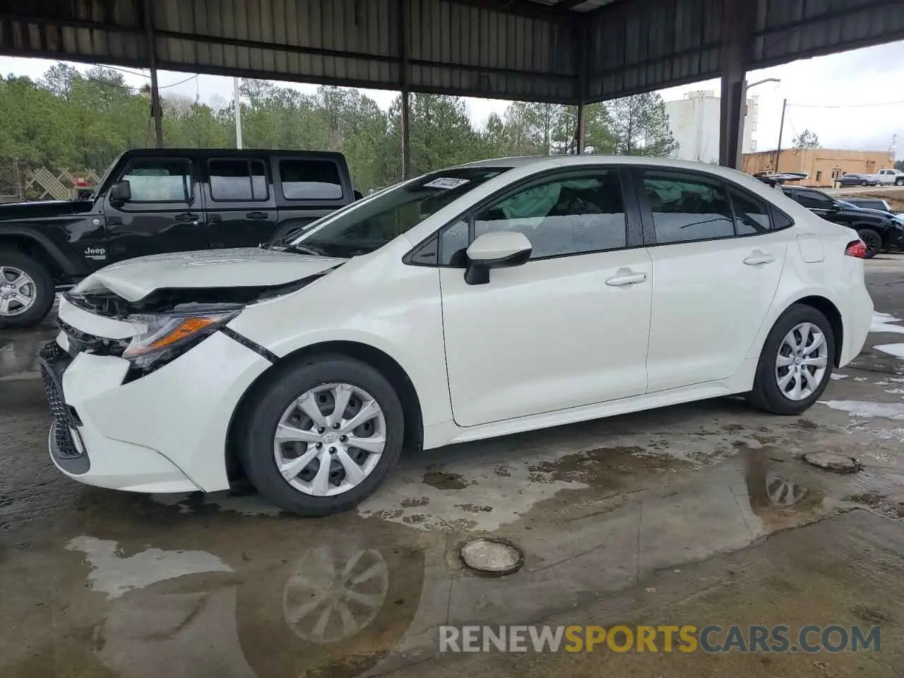 1 Photograph of a damaged car JTDEPMAE7MJ171864 TOYOTA COROLLA 2021