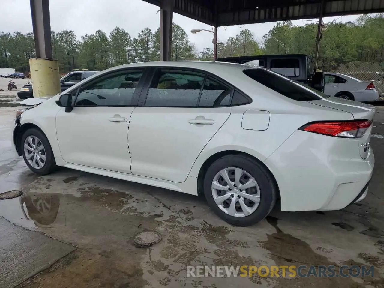 2 Photograph of a damaged car JTDEPMAE7MJ171864 TOYOTA COROLLA 2021