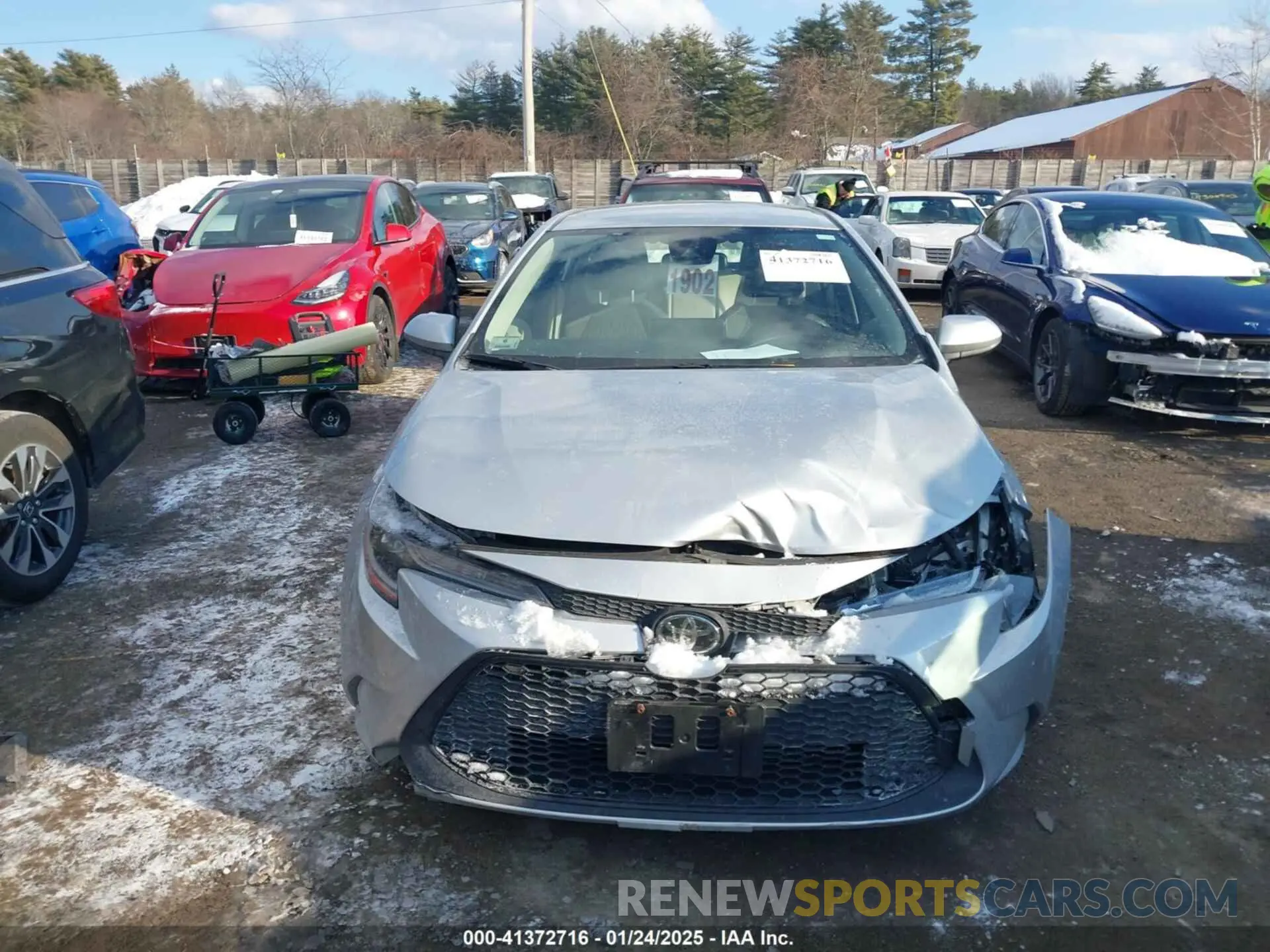12 Photograph of a damaged car JTDEPMAE7MJ173131 TOYOTA COROLLA 2021