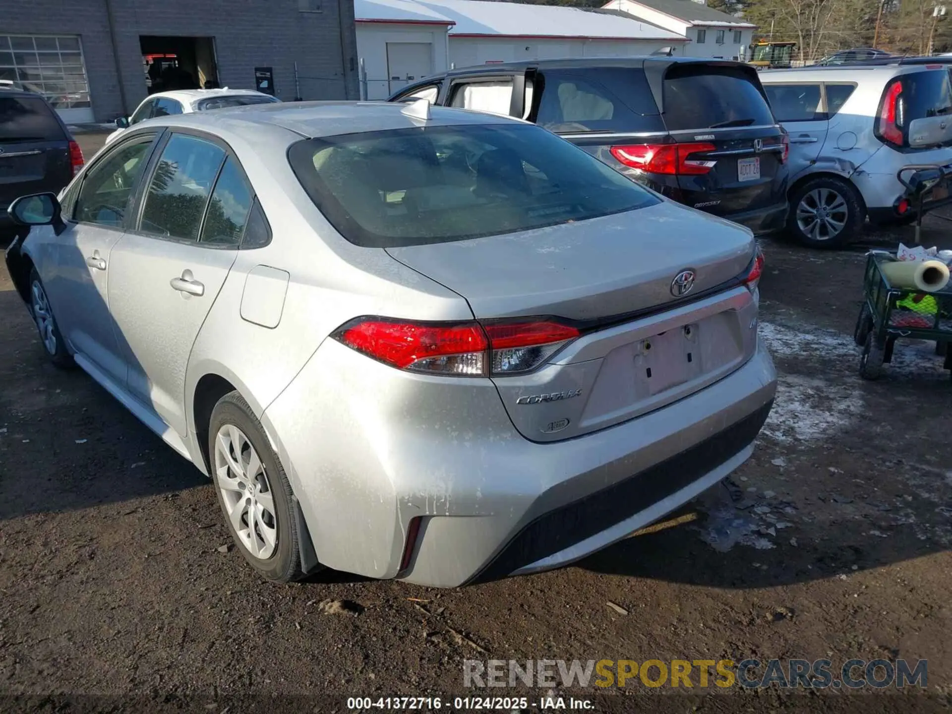 3 Photograph of a damaged car JTDEPMAE7MJ173131 TOYOTA COROLLA 2021
