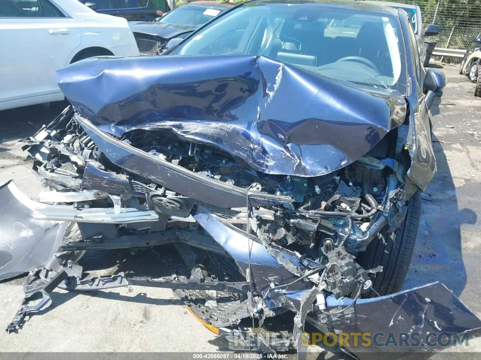 6 Photograph of a damaged car JTDEPMAE7MJ175297 TOYOTA COROLLA 2021
