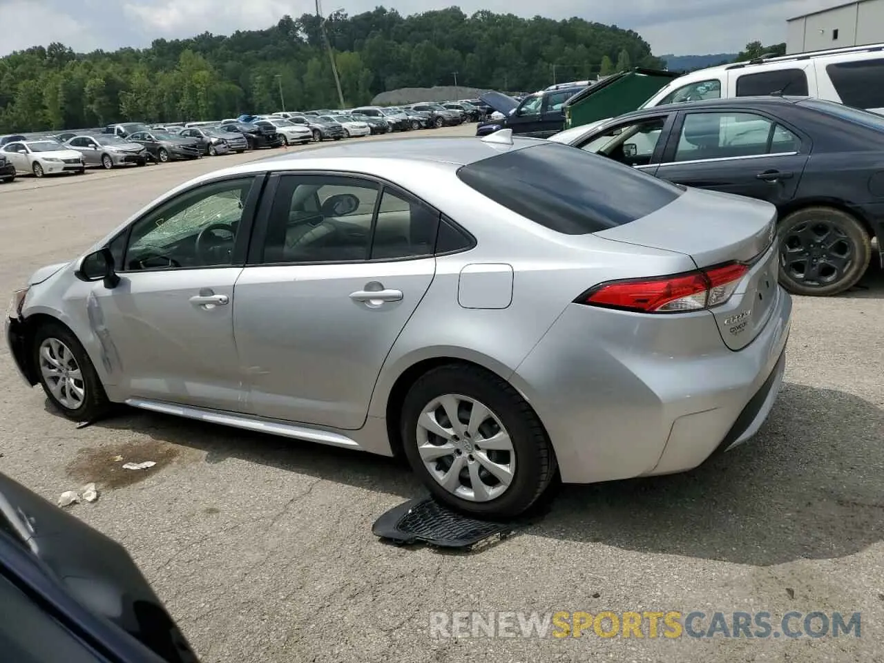 2 Photograph of a damaged car JTDEPMAE7MJ181388 TOYOTA COROLLA 2021