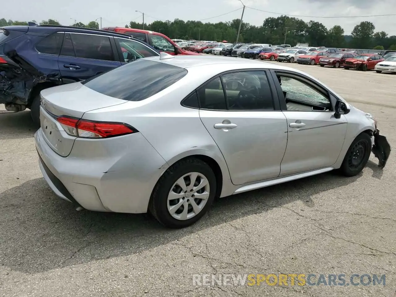 3 Photograph of a damaged car JTDEPMAE7MJ181388 TOYOTA COROLLA 2021