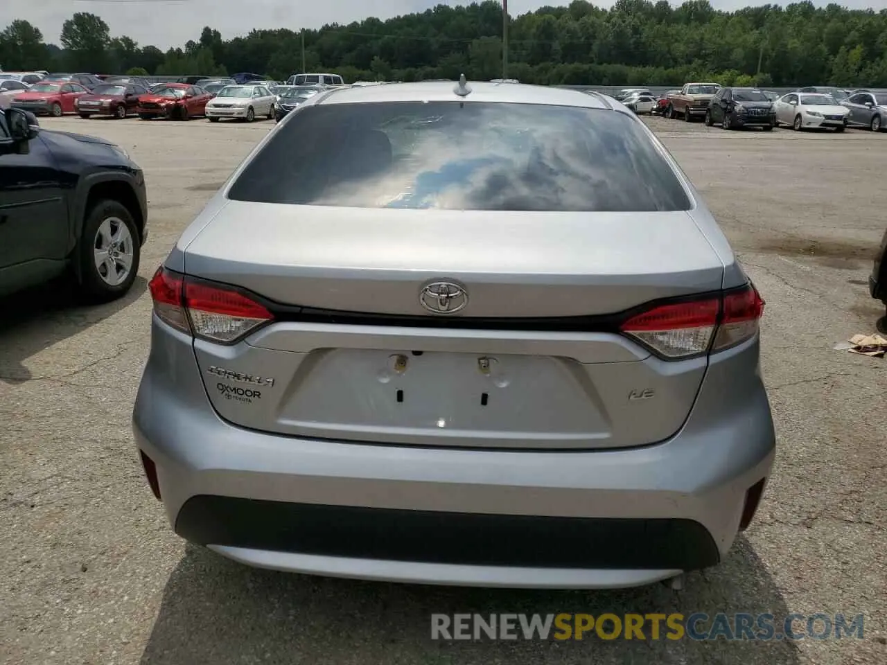 6 Photograph of a damaged car JTDEPMAE7MJ181388 TOYOTA COROLLA 2021