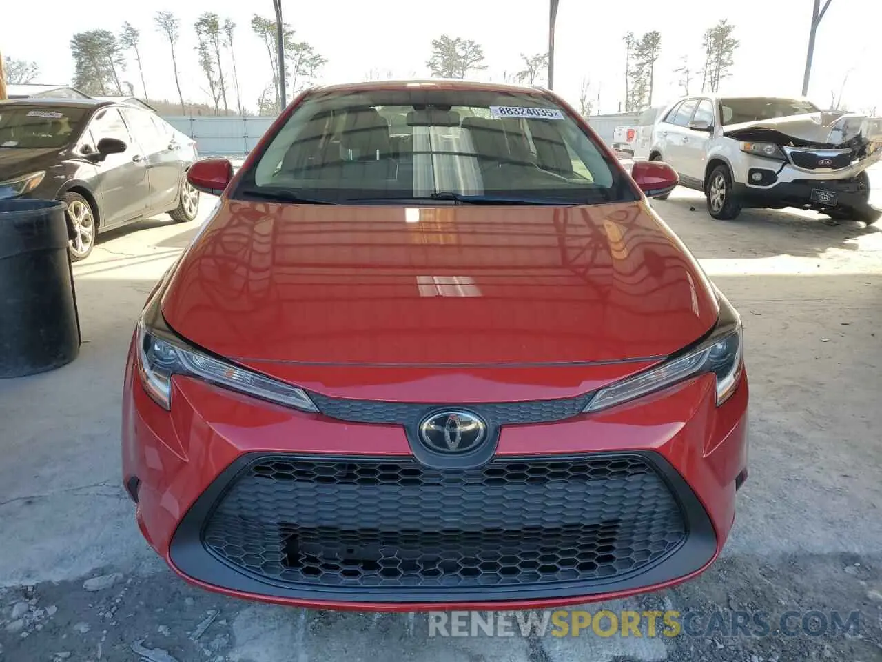 5 Photograph of a damaged car JTDEPMAE7MJ183092 TOYOTA COROLLA 2021