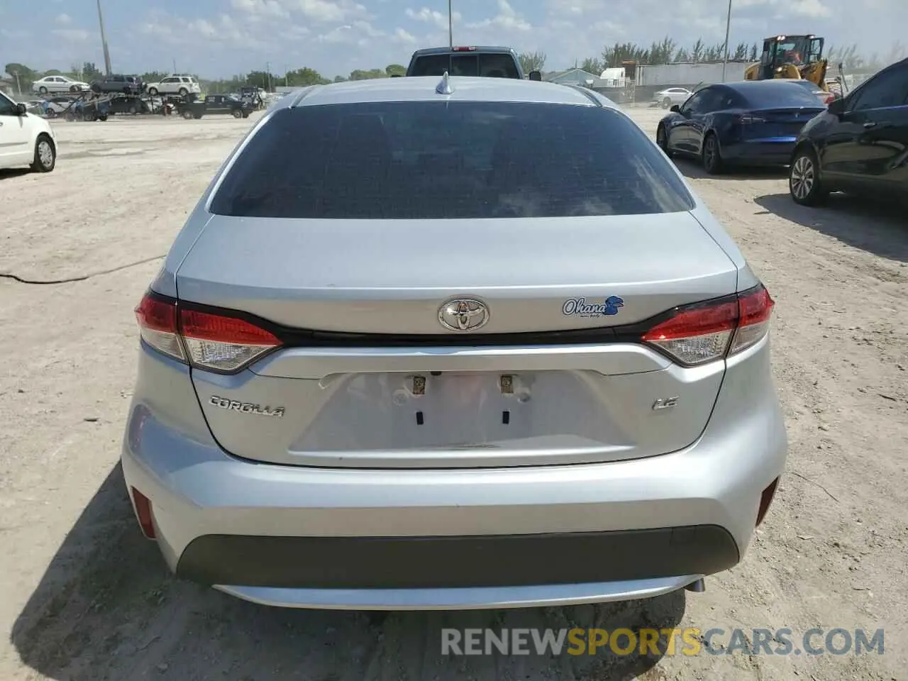 6 Photograph of a damaged car JTDEPMAE7MJ186994 TOYOTA COROLLA 2021
