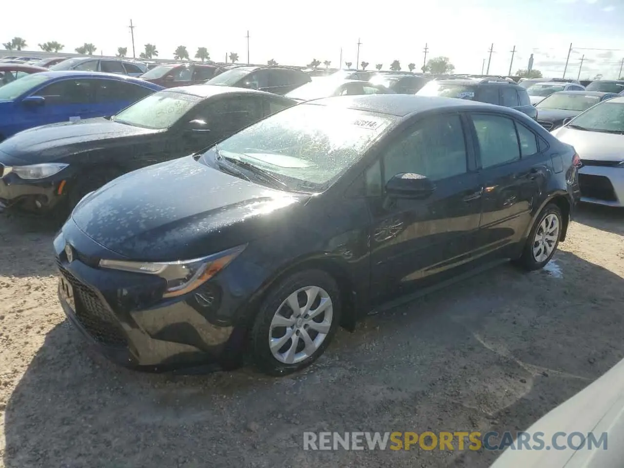 1 Photograph of a damaged car JTDEPMAE7MJ187837 TOYOTA COROLLA 2021