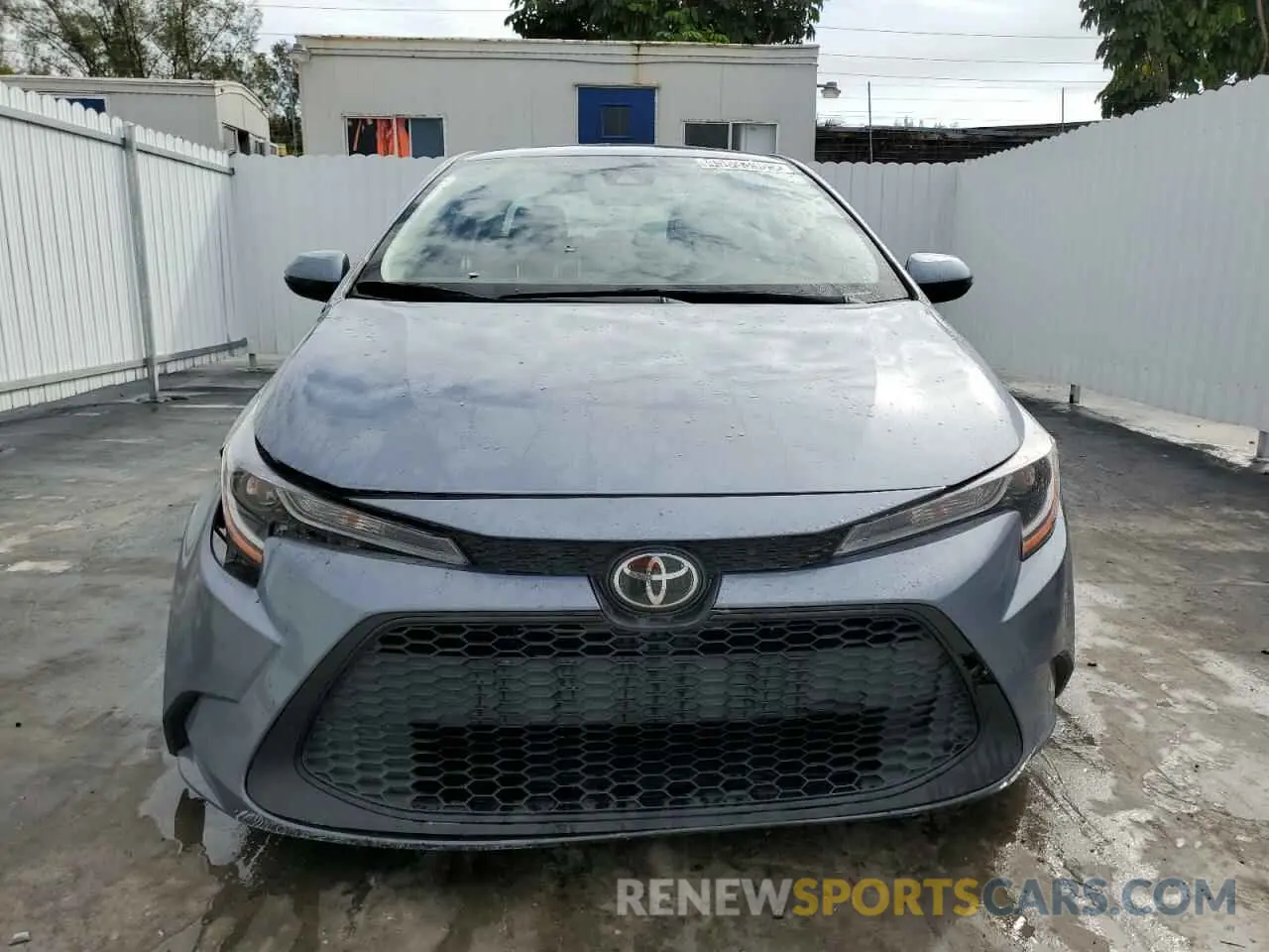5 Photograph of a damaged car JTDEPMAE7MJ189586 TOYOTA COROLLA 2021