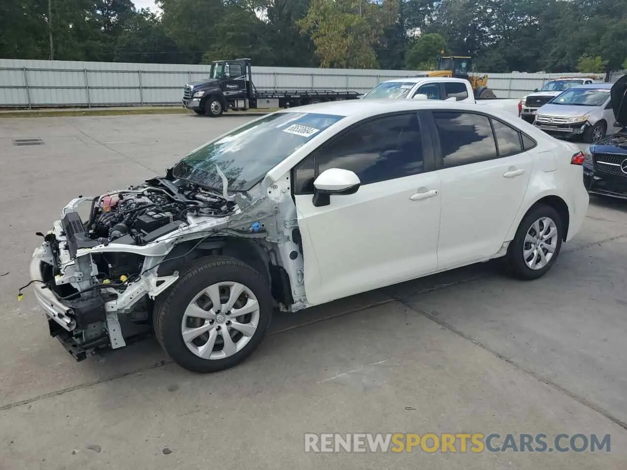 1 Photograph of a damaged car JTDEPMAE8MJ126416 TOYOTA COROLLA 2021