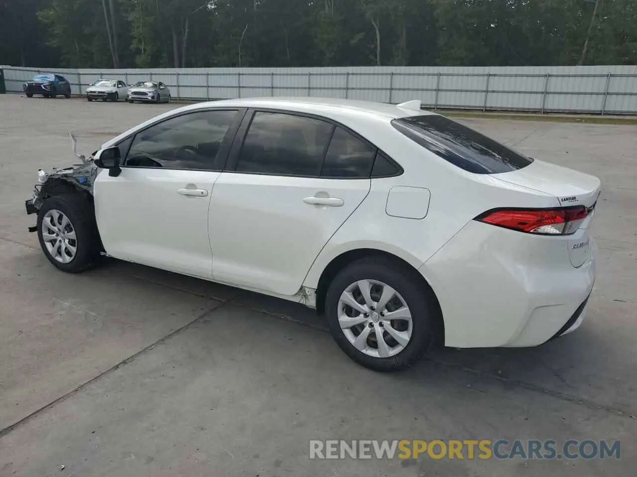 2 Photograph of a damaged car JTDEPMAE8MJ126416 TOYOTA COROLLA 2021