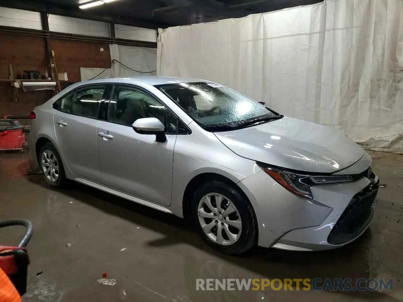 4 Photograph of a damaged car JTDEPMAE8MJ133415 TOYOTA COROLLA 2021