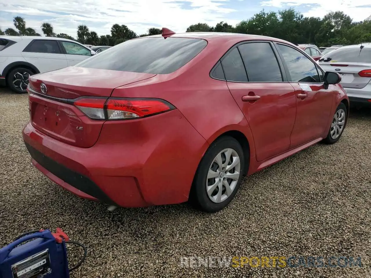 3 Photograph of a damaged car JTDEPMAE8MJ142664 TOYOTA COROLLA 2021