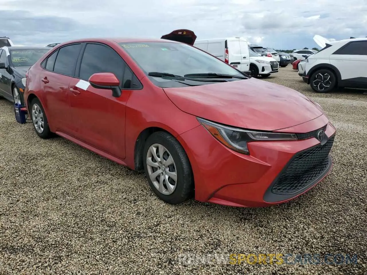 4 Photograph of a damaged car JTDEPMAE8MJ142664 TOYOTA COROLLA 2021