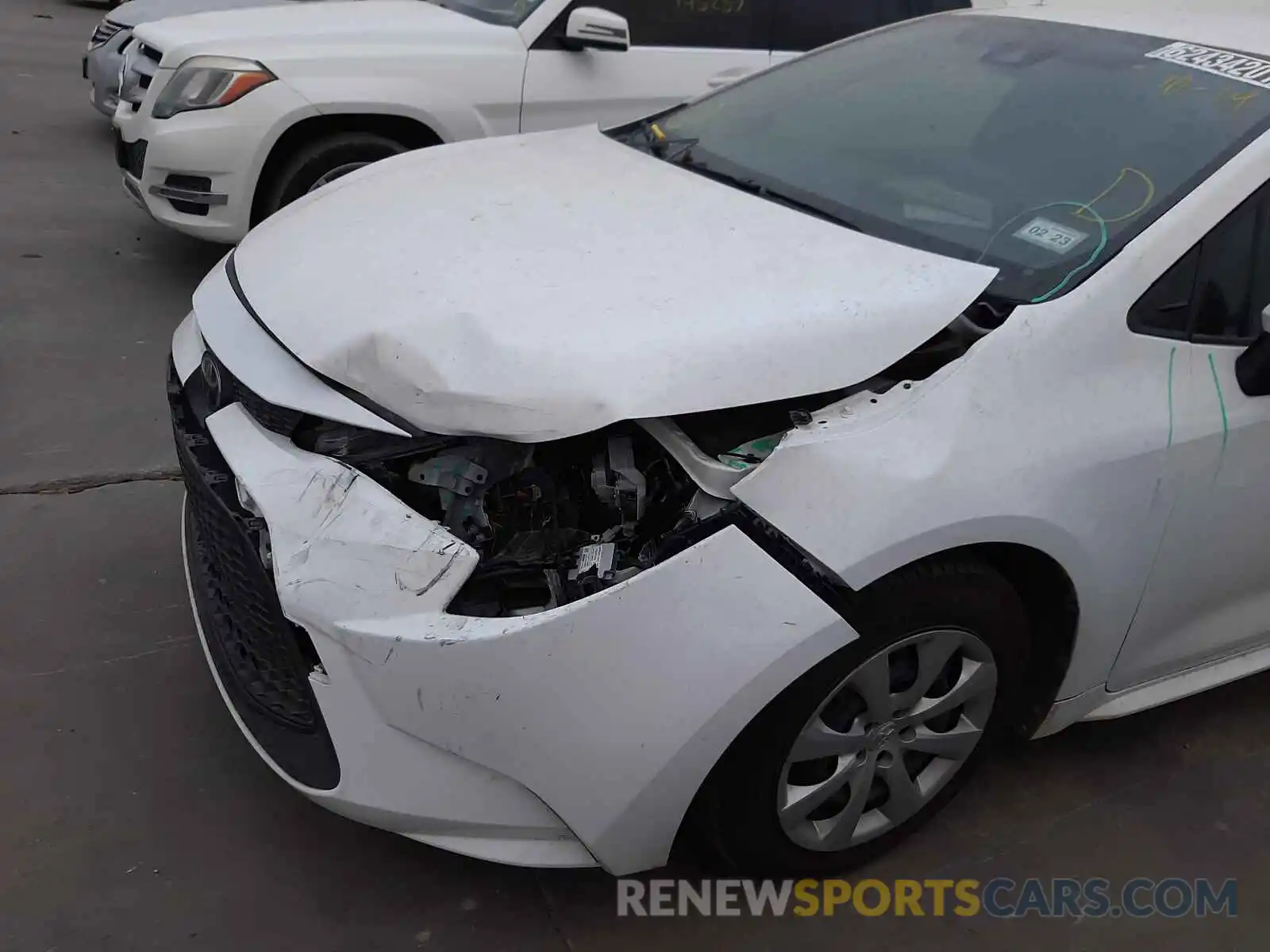 9 Photograph of a damaged car JTDEPMAE8MJ144351 TOYOTA COROLLA 2021