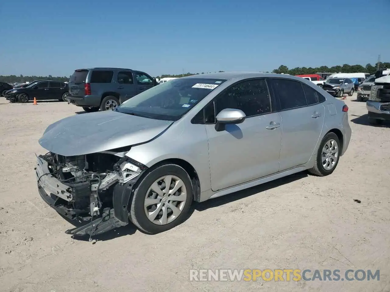 1 Photograph of a damaged car JTDEPMAE8MJ146259 TOYOTA COROLLA 2021