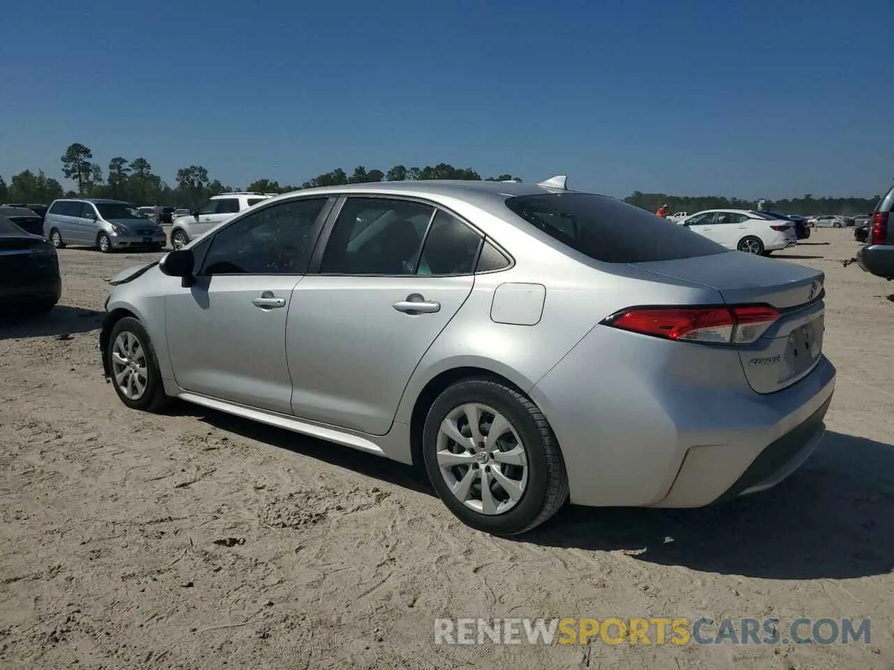 2 Photograph of a damaged car JTDEPMAE8MJ146259 TOYOTA COROLLA 2021