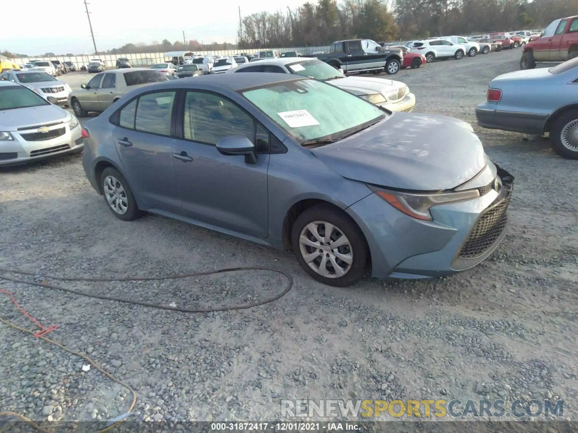 1 Photograph of a damaged car JTDEPMAE8MJ150229 TOYOTA COROLLA 2021