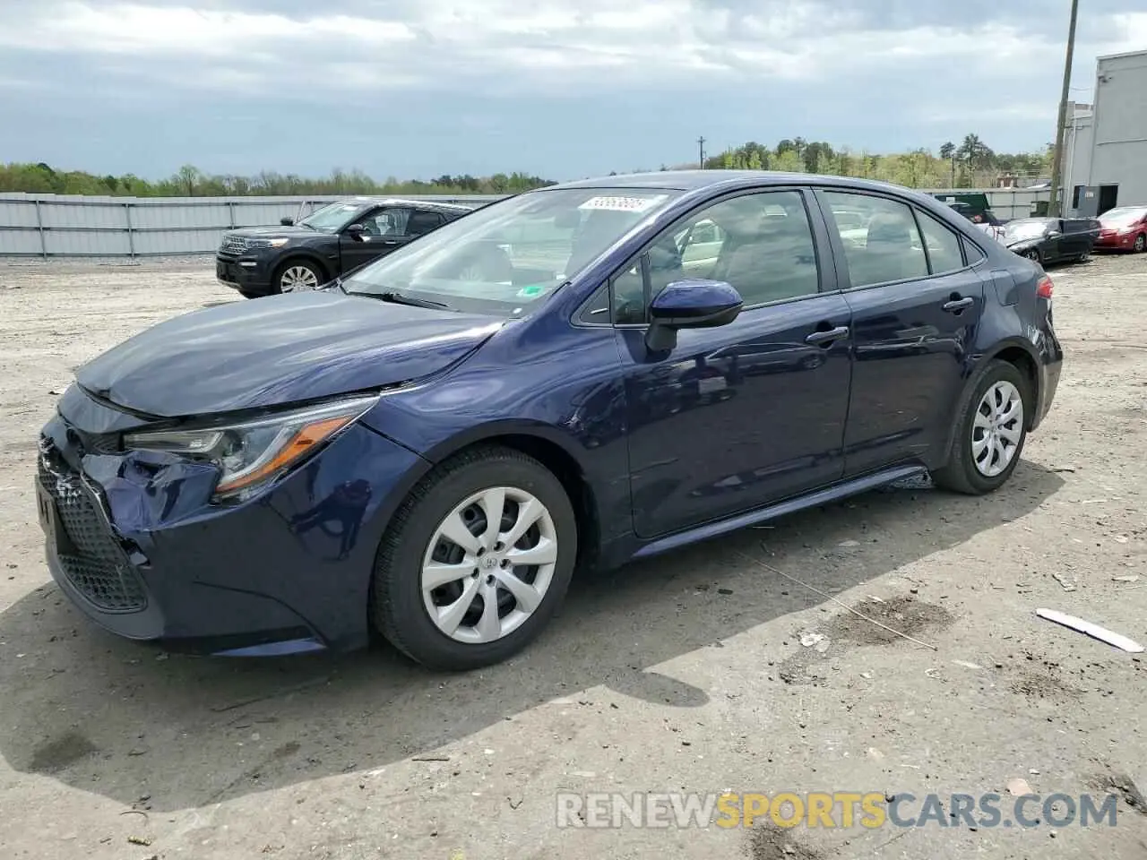 1 Photograph of a damaged car JTDEPMAE8MJ154541 TOYOTA COROLLA 2021
