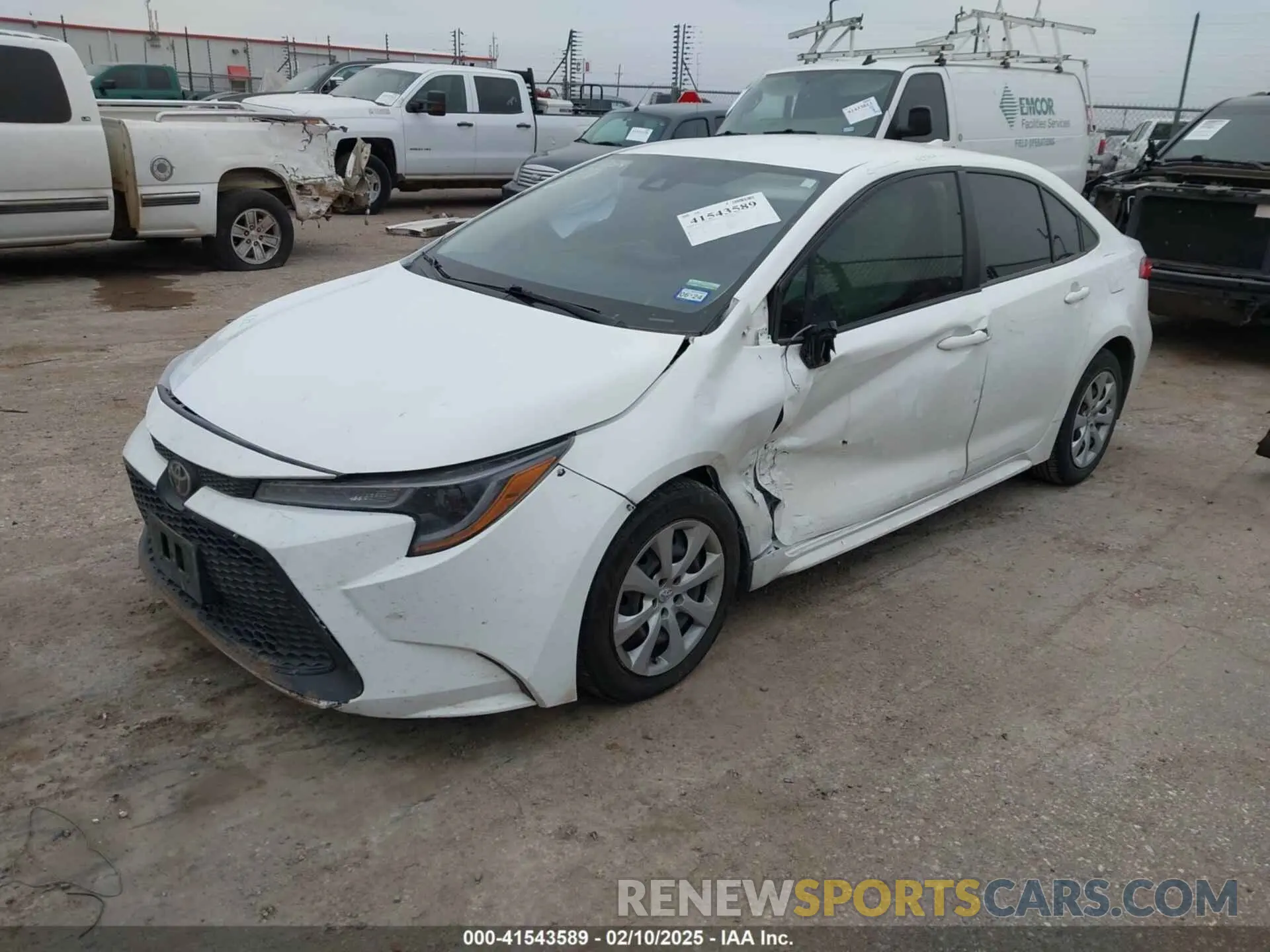 2 Photograph of a damaged car JTDEPMAE8MJ155091 TOYOTA COROLLA 2021