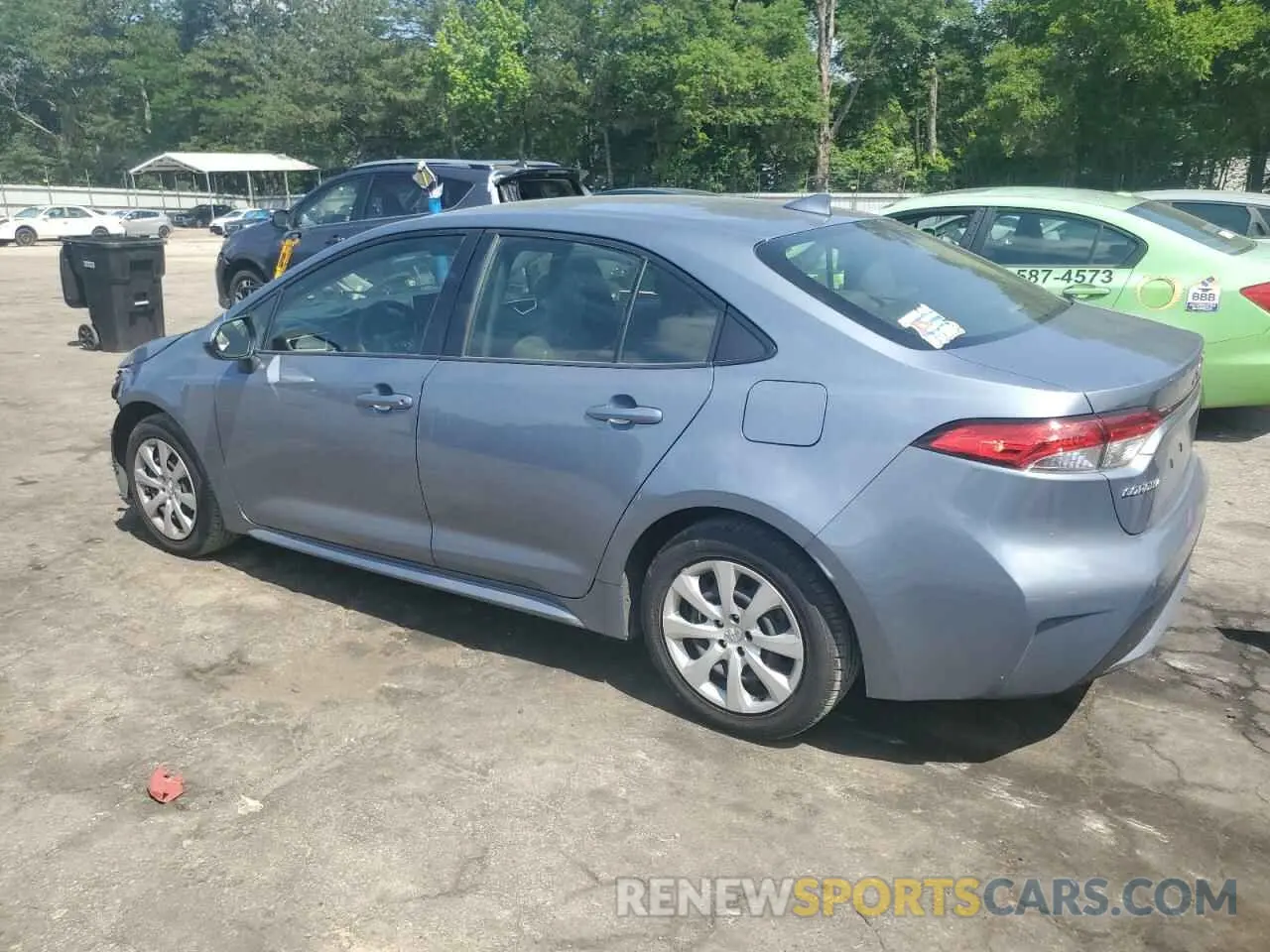 2 Photograph of a damaged car JTDEPMAE8MJ158444 TOYOTA COROLLA 2021