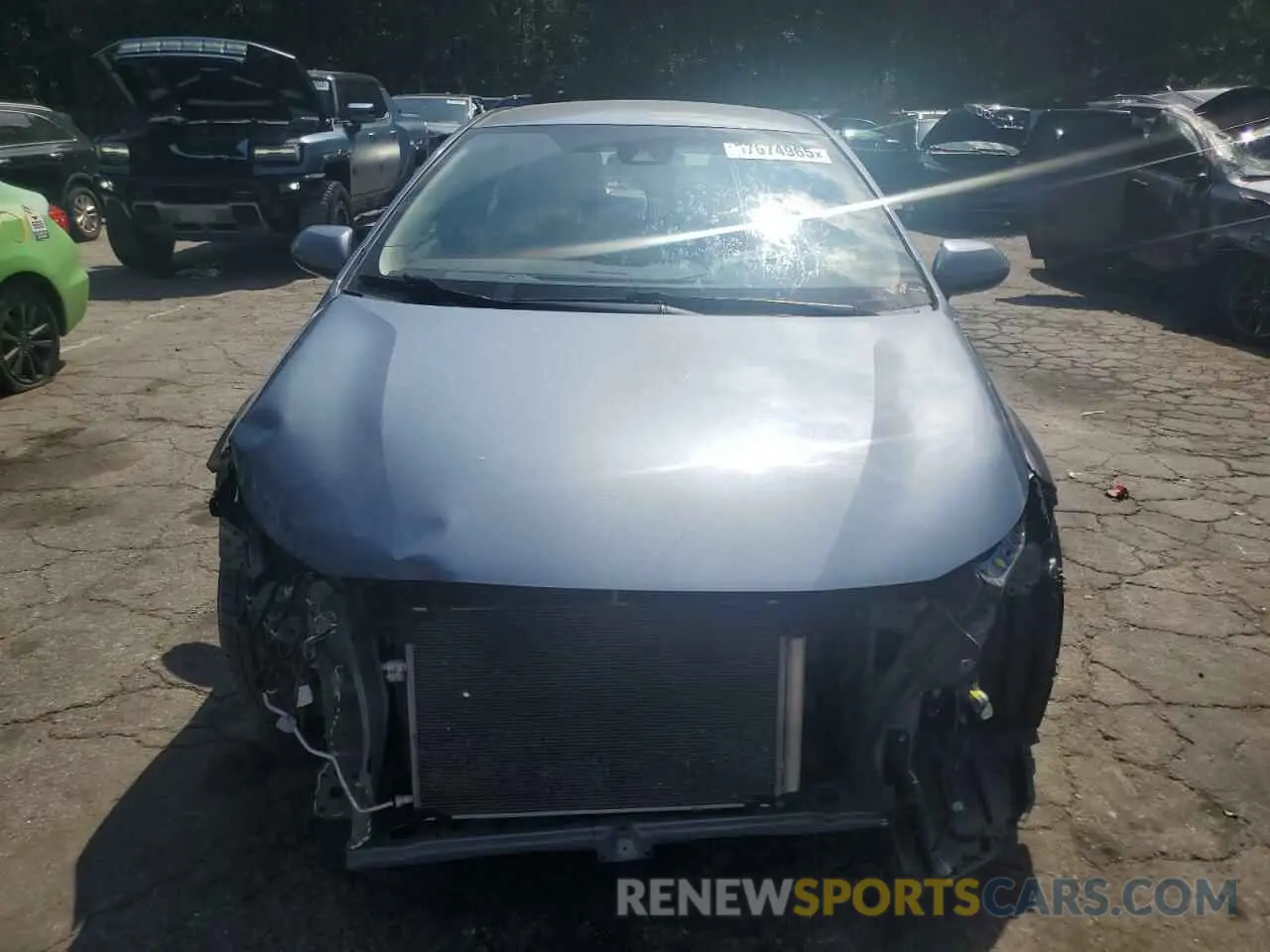 5 Photograph of a damaged car JTDEPMAE8MJ158444 TOYOTA COROLLA 2021