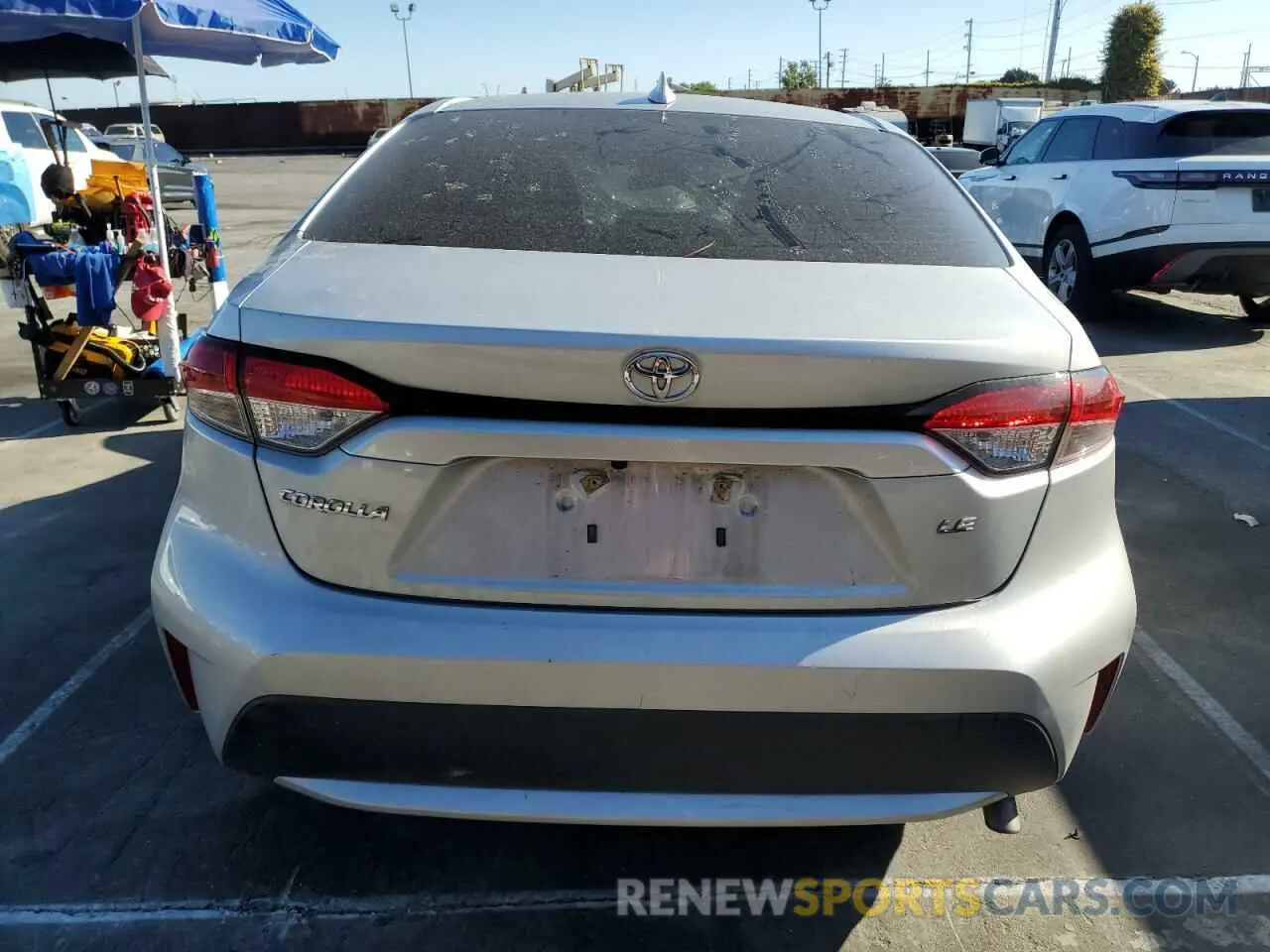 6 Photograph of a damaged car JTDEPMAE8MJ160663 TOYOTA COROLLA 2021
