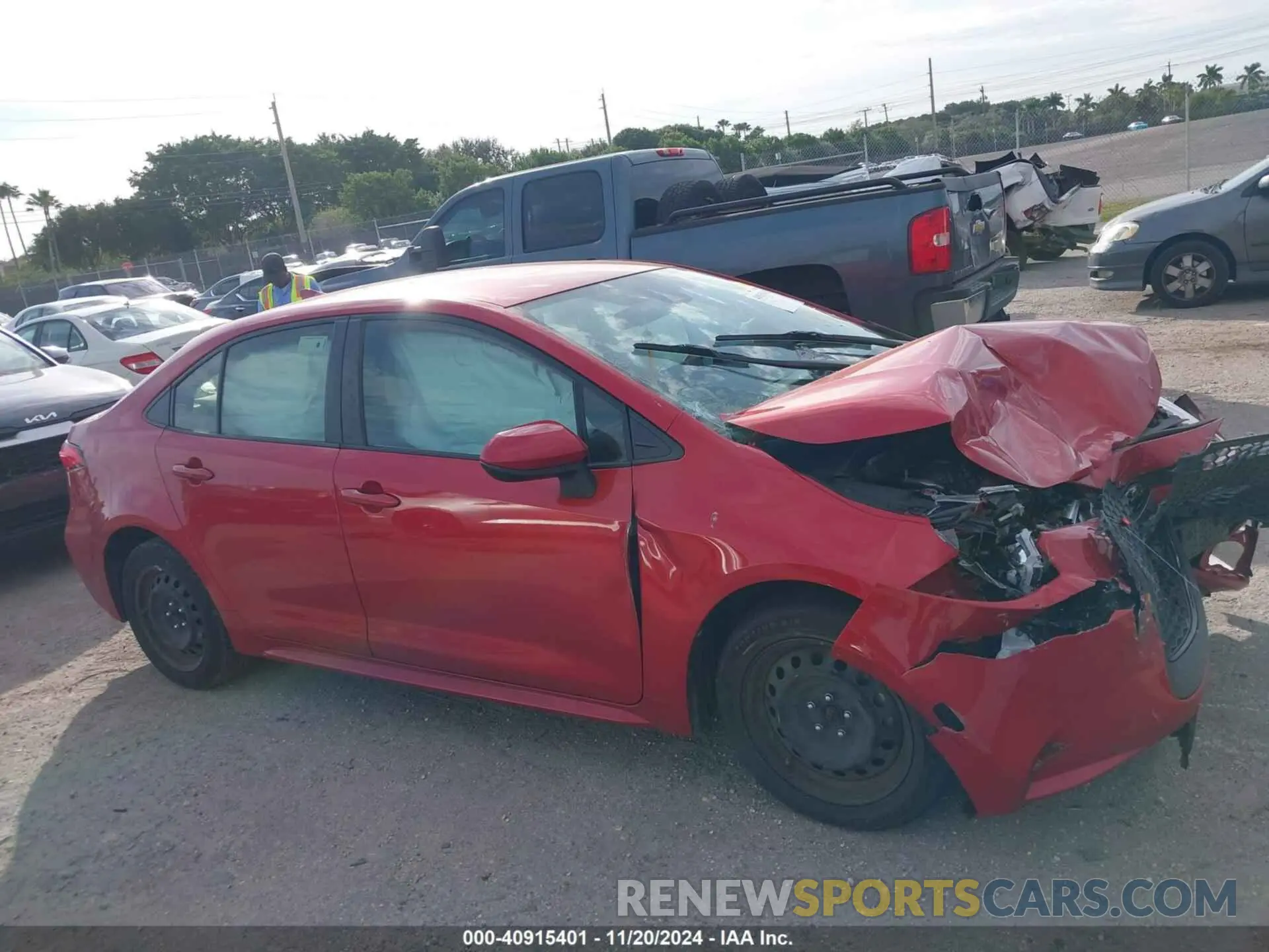 13 Photograph of a damaged car JTDEPMAE8MJ162235 TOYOTA COROLLA 2021