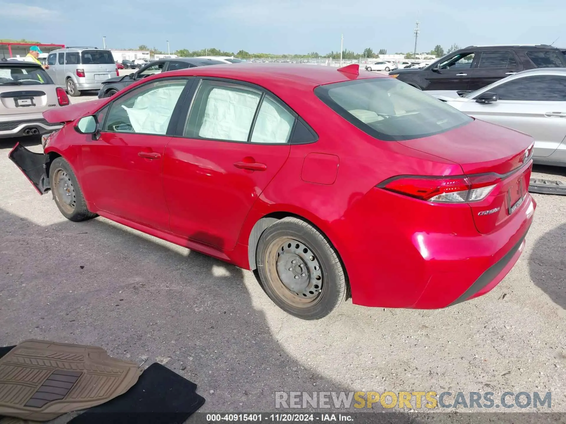 3 Photograph of a damaged car JTDEPMAE8MJ162235 TOYOTA COROLLA 2021