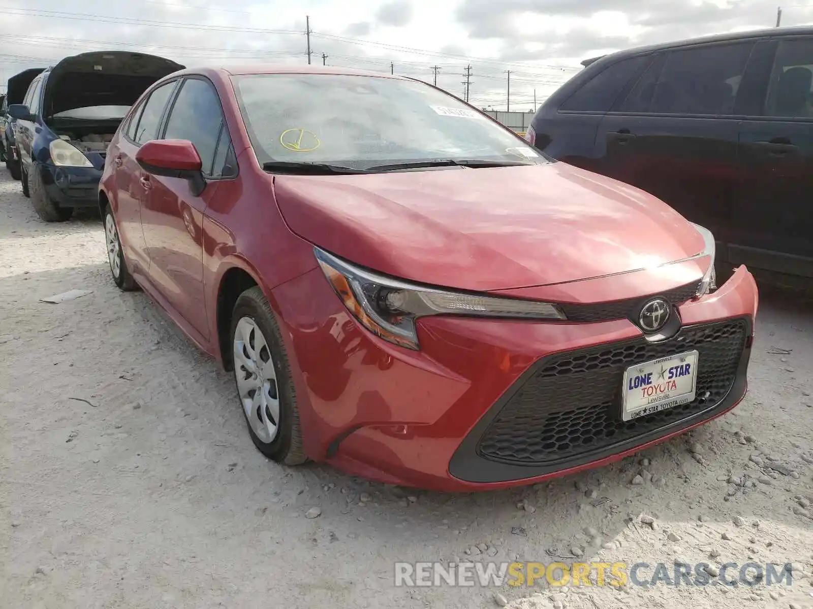 1 Photograph of a damaged car JTDEPMAE8MJ163126 TOYOTA COROLLA 2021