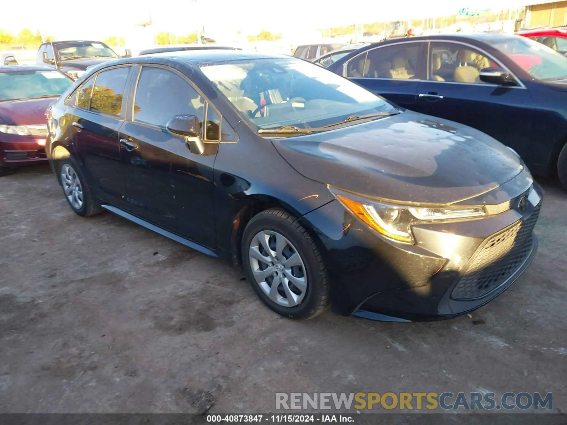 1 Photograph of a damaged car JTDEPMAE8MJ166009 TOYOTA COROLLA 2021