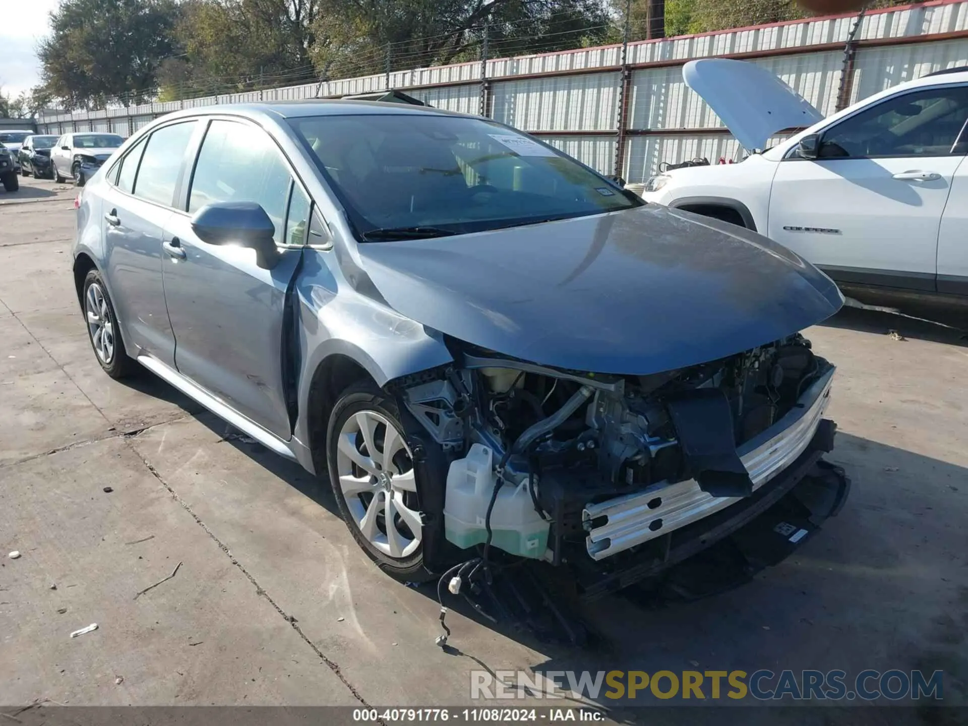 1 Photograph of a damaged car JTDEPMAE8MJ166480 TOYOTA COROLLA 2021