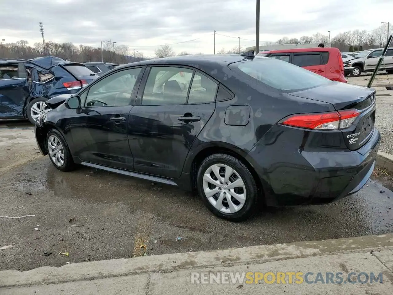 2 Photograph of a damaged car JTDEPMAE8MJ167385 TOYOTA COROLLA 2021